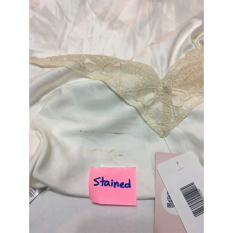 NWD Flora Nikrooz Chemise with Lace White L