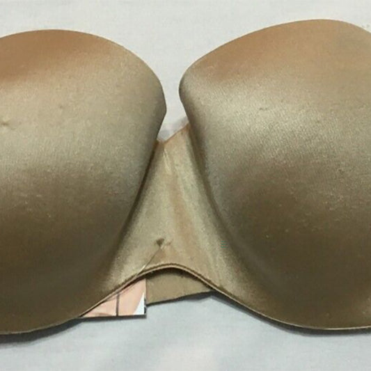 NWD Lilyette womens Strapless Bra Body Beige 34C