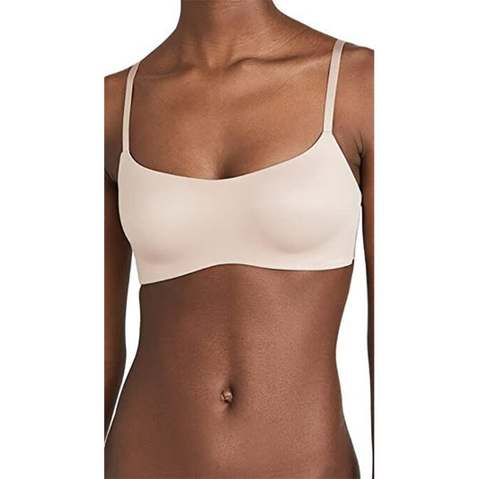 NWD Calvin Klein Liquid Touch Lightly Lined Scoop Neck Bra Almond 38B
