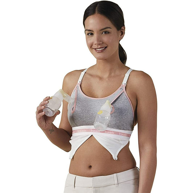 NWD BRAVADO Pumping Bra Hands Free Grey S