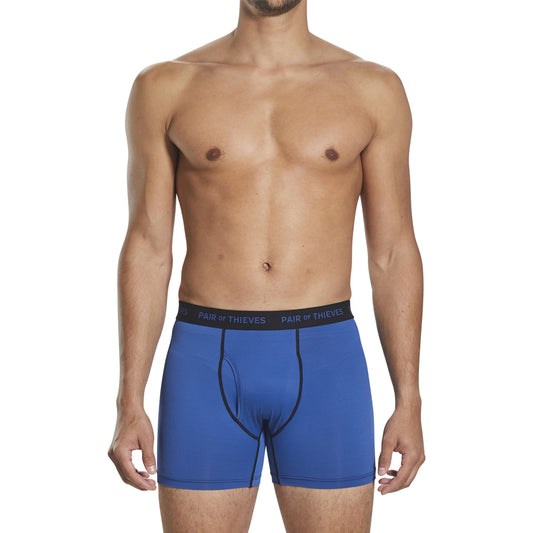 PAIR OF THIEVES SuperFit Boxer Briefs for Men NAVY S
