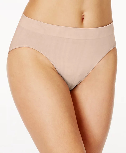 BALI One Smooth U All-Over Smoothing Hi Cut Brief Underwear NUDE 2XL