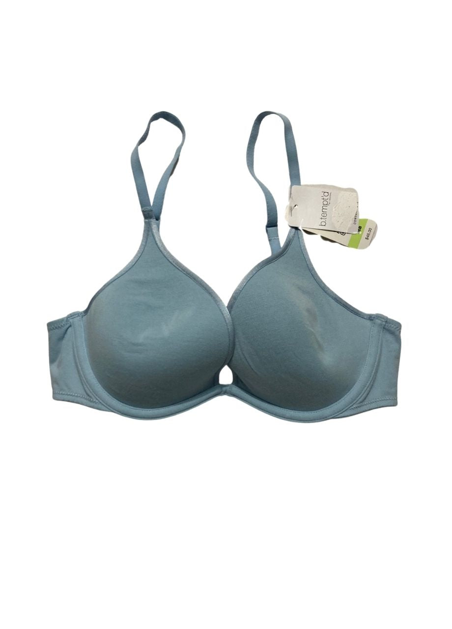 B.TEMPT´D Cotton to a Tee Plunge Convertible T-Shirt Bra BLUE 36B