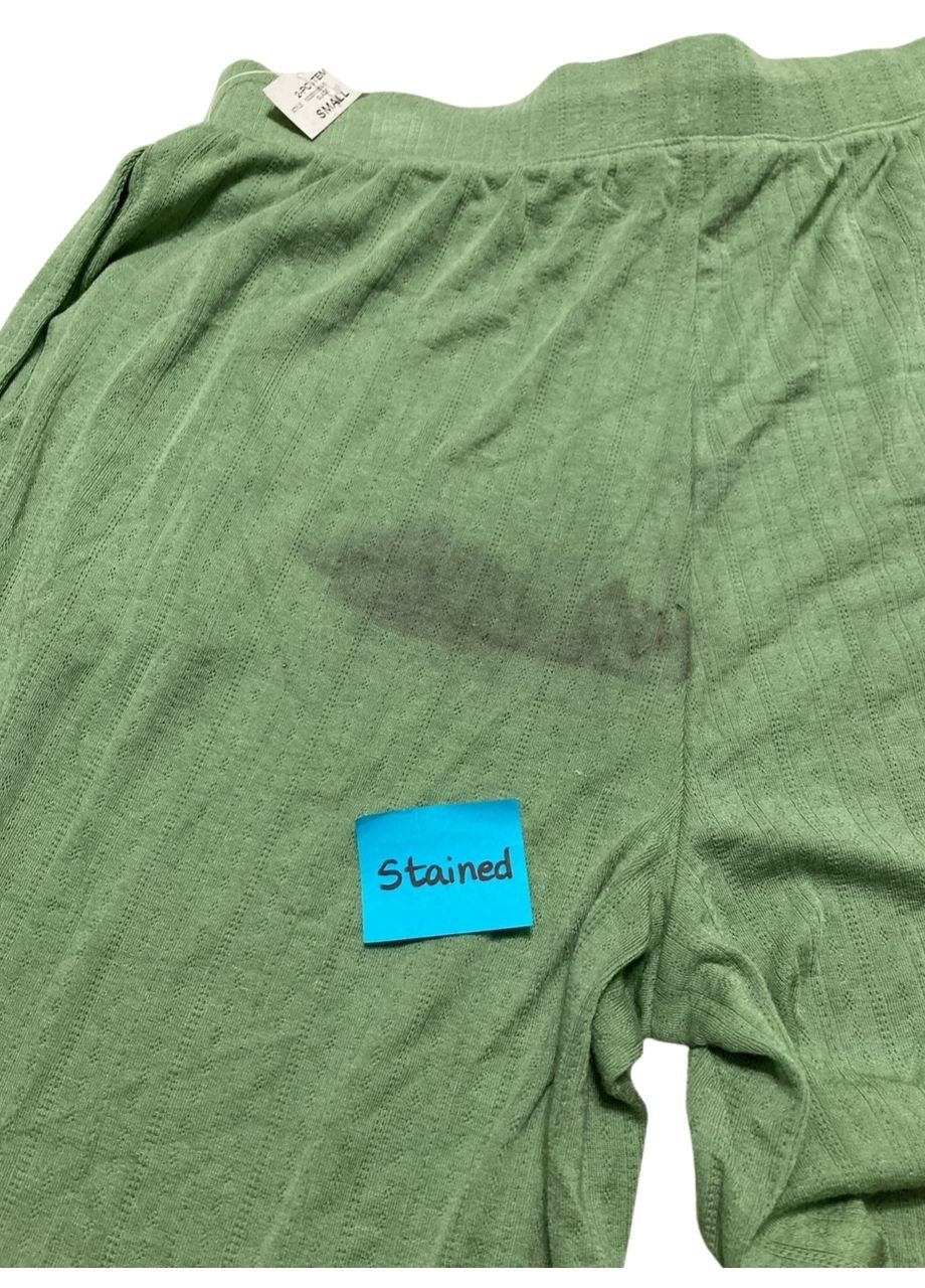 NWD STATE OF DAY Pointelle Tank Pajama Set GREEN S