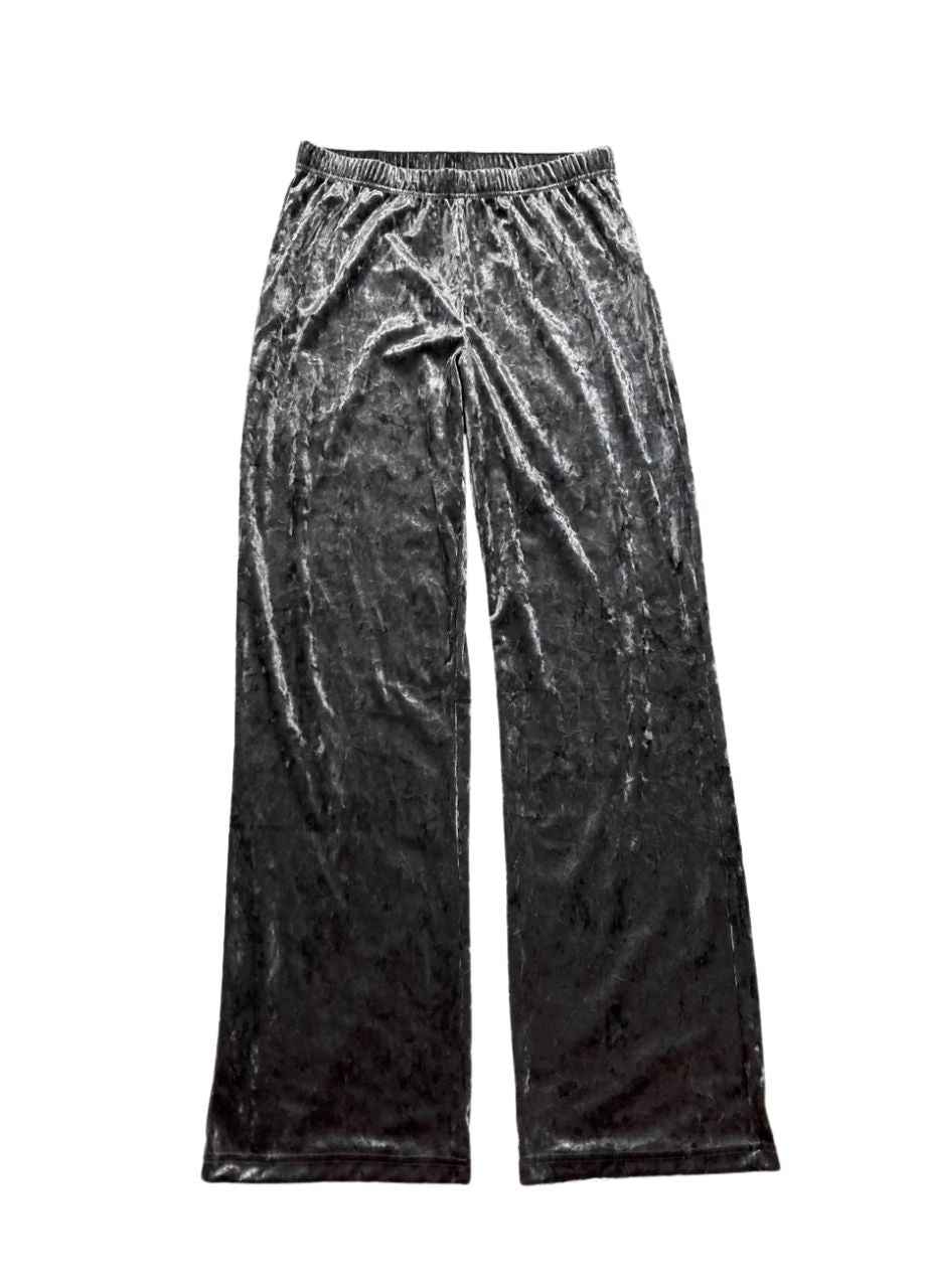 I.N.C Crushed Velvet Pajama Set GRAY XS