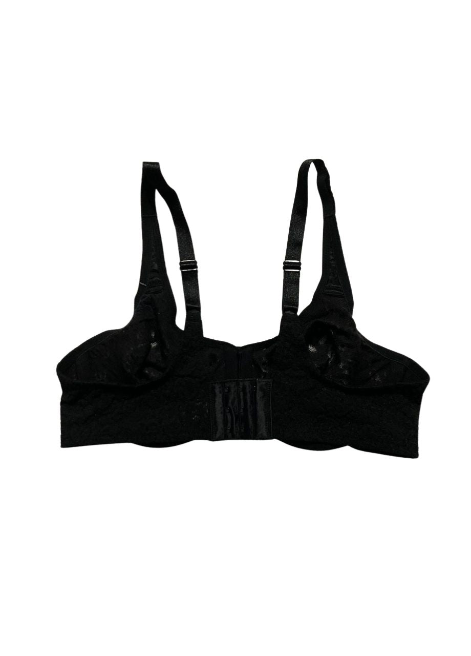WACOAL Halo Lace Unlined Full Coverage Underwire Bra BLACK 36C