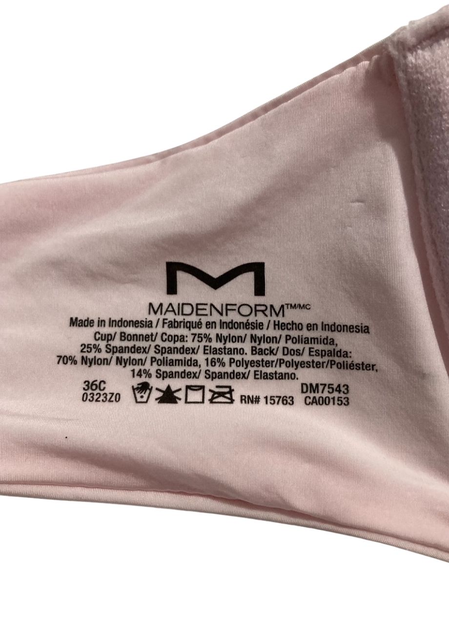 MAIDENFORM Demi Underwire Bra PINK 36C