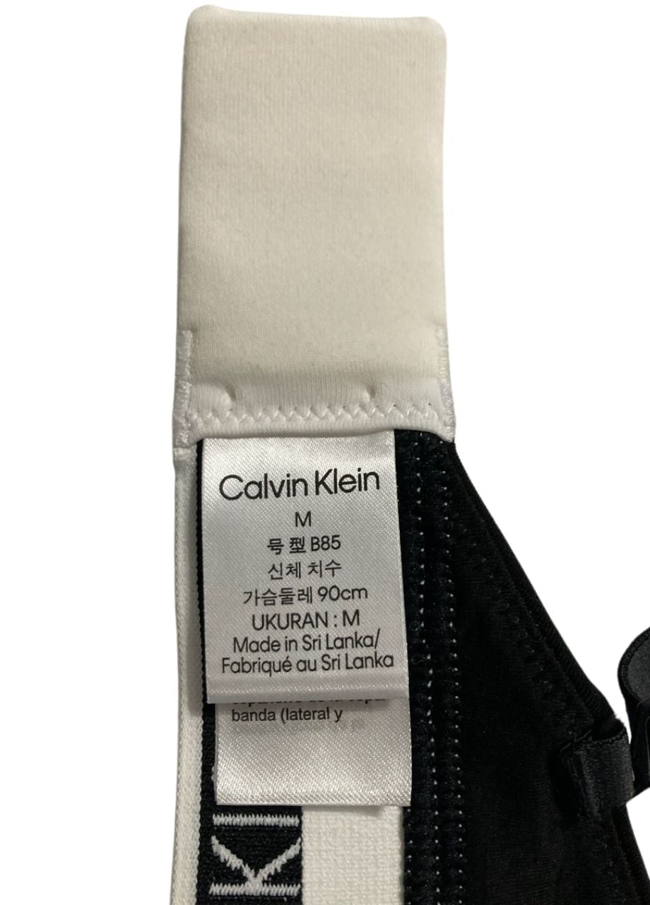 CALVIN KLEIN Modern Cotton Lightly Lined Scoopneck Bralette BLACK M