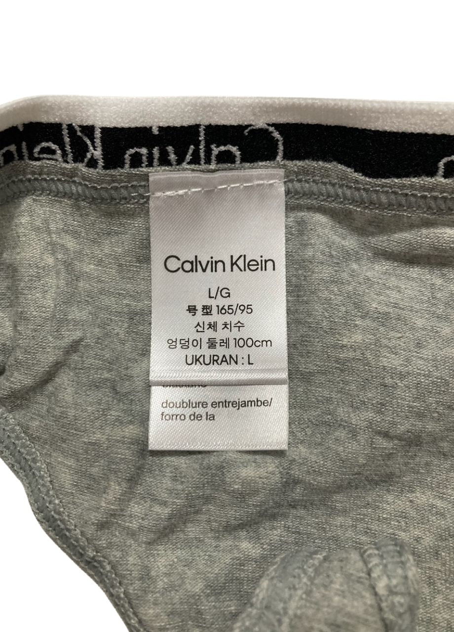CALVIN KLEIN Carousel Thong Panty GRAY L