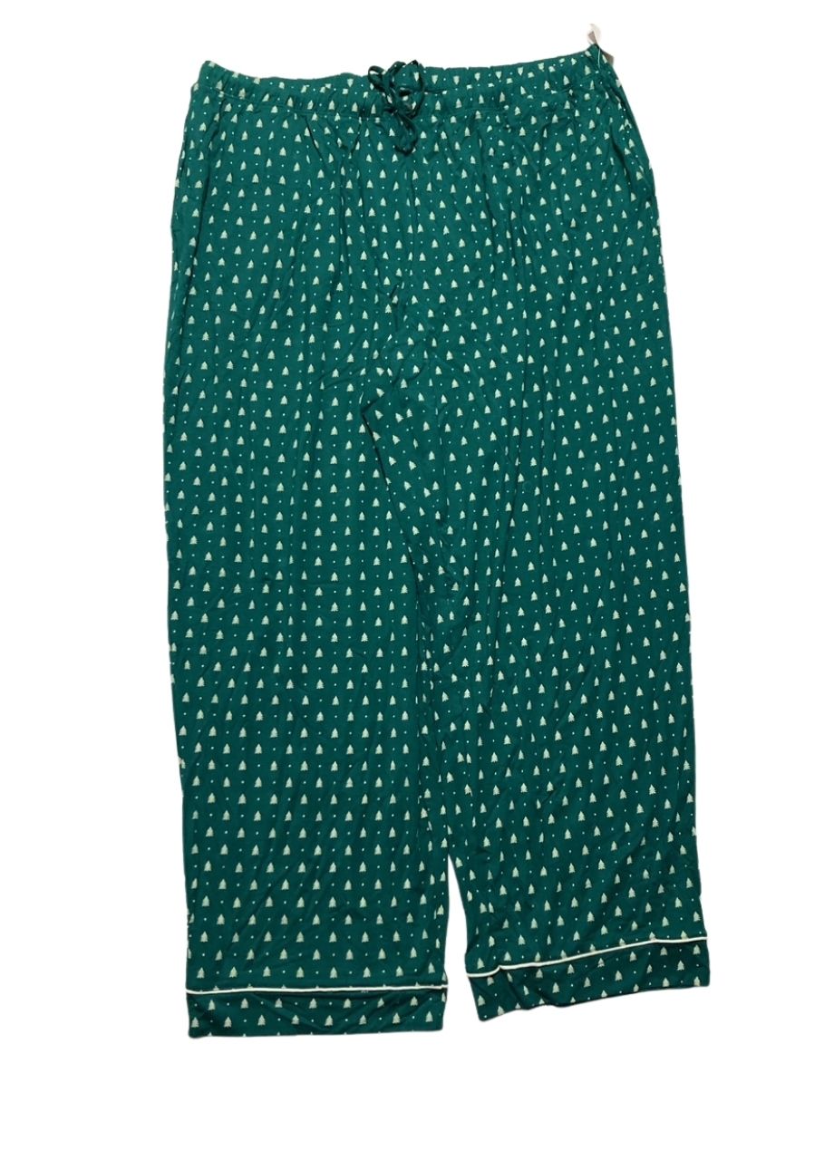 STATE OF DAY Packaged Notched-collar Pajama Set GEO TREES 1X