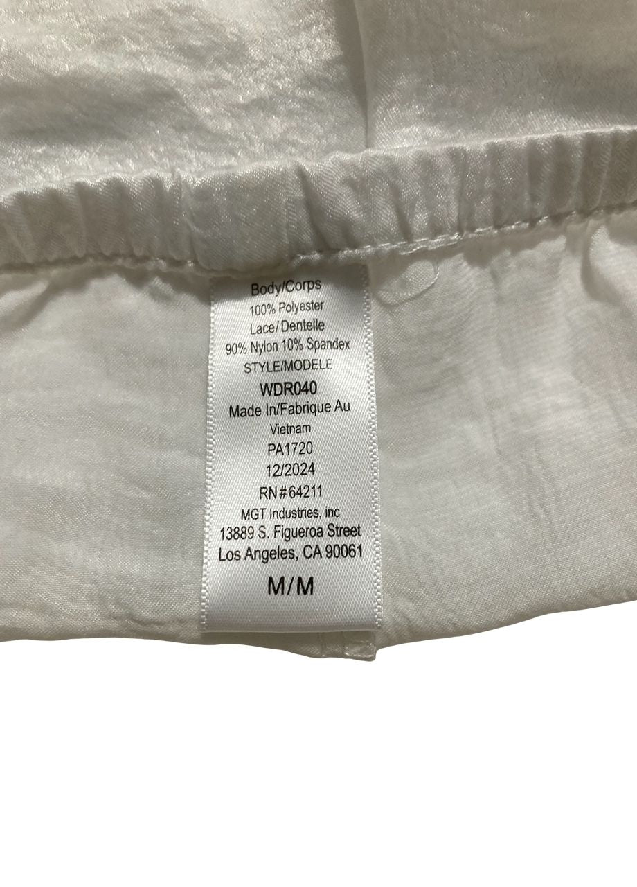 BLOOM Shorts Pajama Set WHITE M