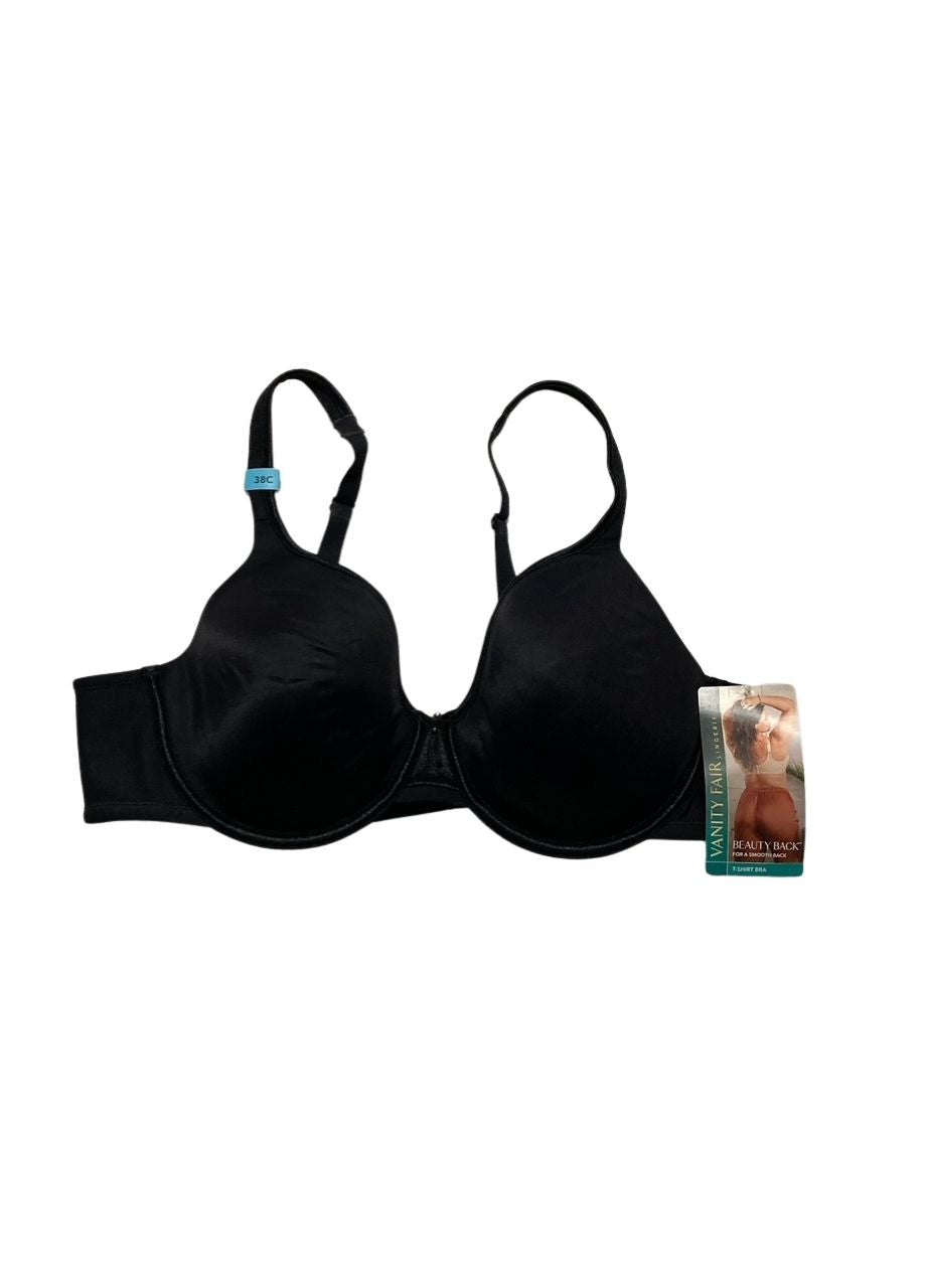 VANITY FAIR Bra with 2-Way Convertible Straps BLACK 38C