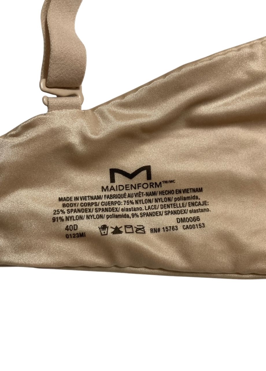 MAIDENFORM Push-up Bra with Dreamwire PARIS NUDE 40D