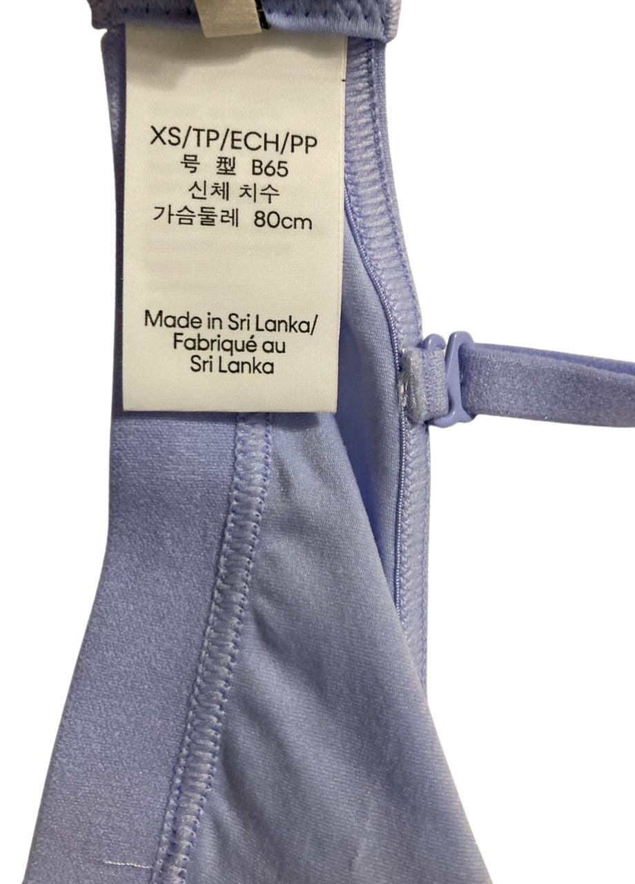 CALVIN KLEIN Form to Body Lightly Lined Bralette BLUE XS