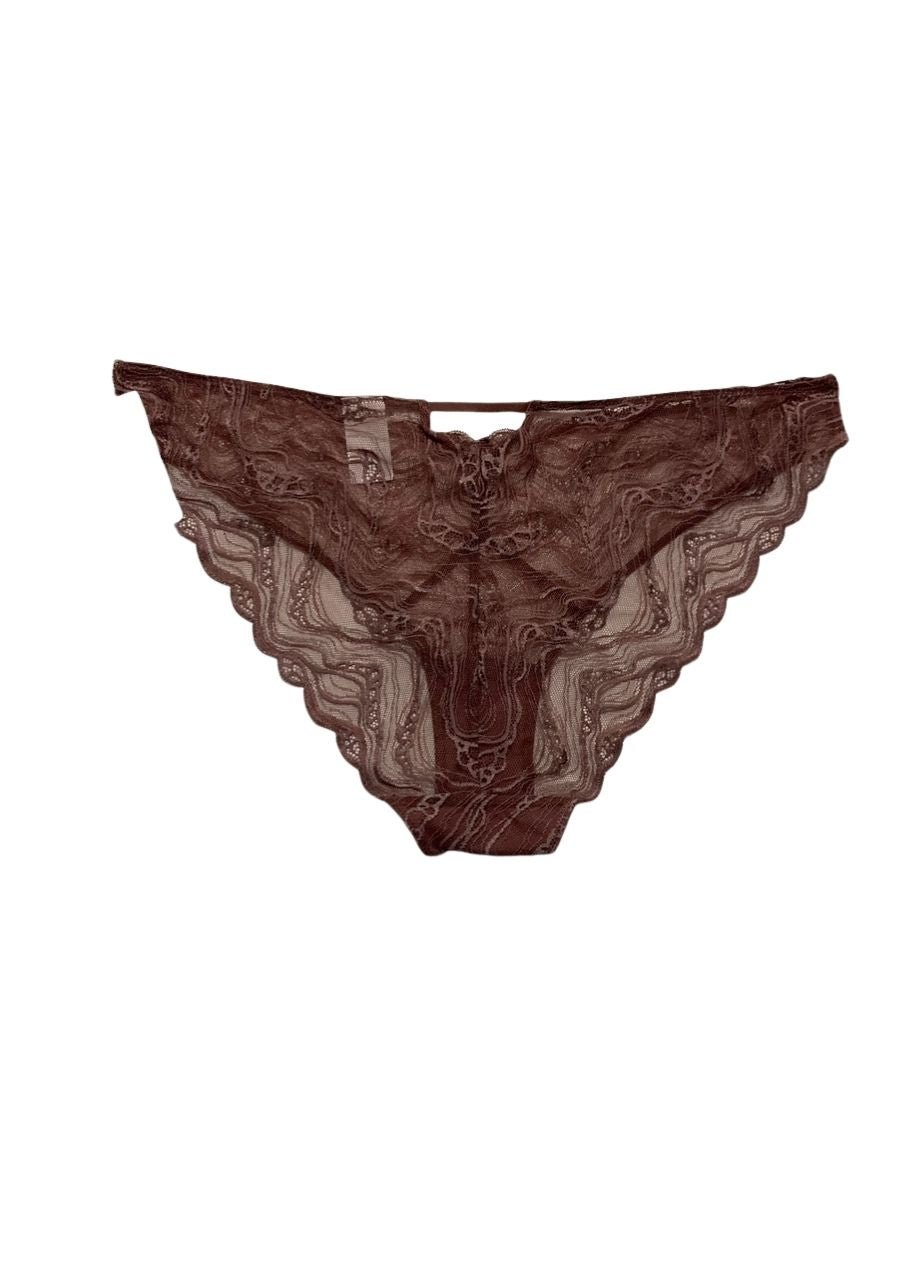 CALVIN KLEIN Instinct Lace Bikini BROWN XL