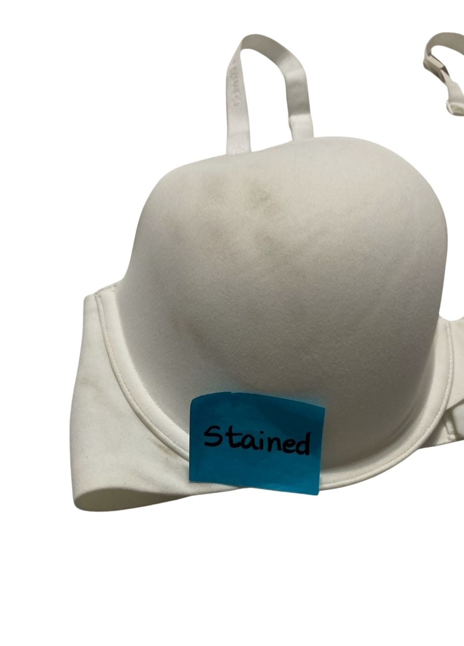 NWD CALVIN KLEIN Perfectly Fit Modern T-Shirt Bra WHITE 38C