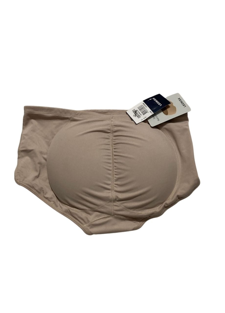 LEONISA Butt Lifting Shapewear Booty Lifting Pantie BEIGE L