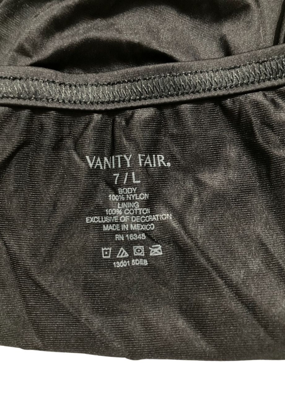 VANITY FAIR High Waisted Underwear BLACK L