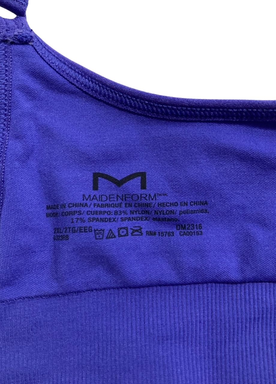 MAIDENFORM Convertible Lift Bralette PURPLE 2XL