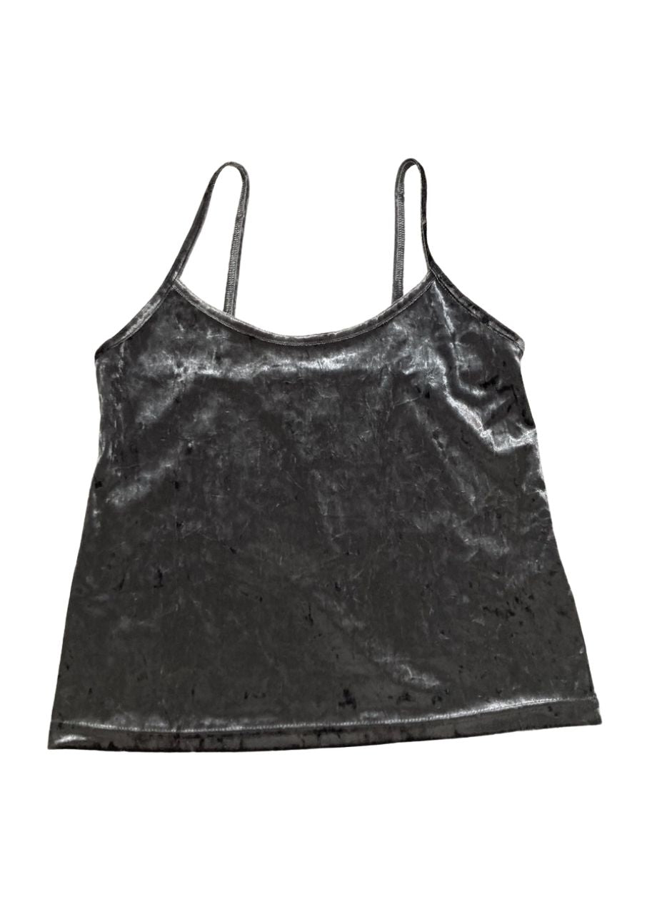 I.N.C Crushed Velvet Pajama top GREY M