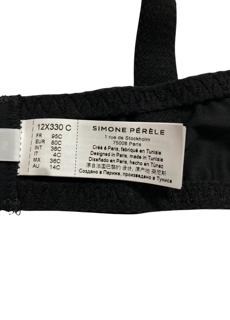 SIMONE PERELE Delice Demi Cup Bra BLACK 36C