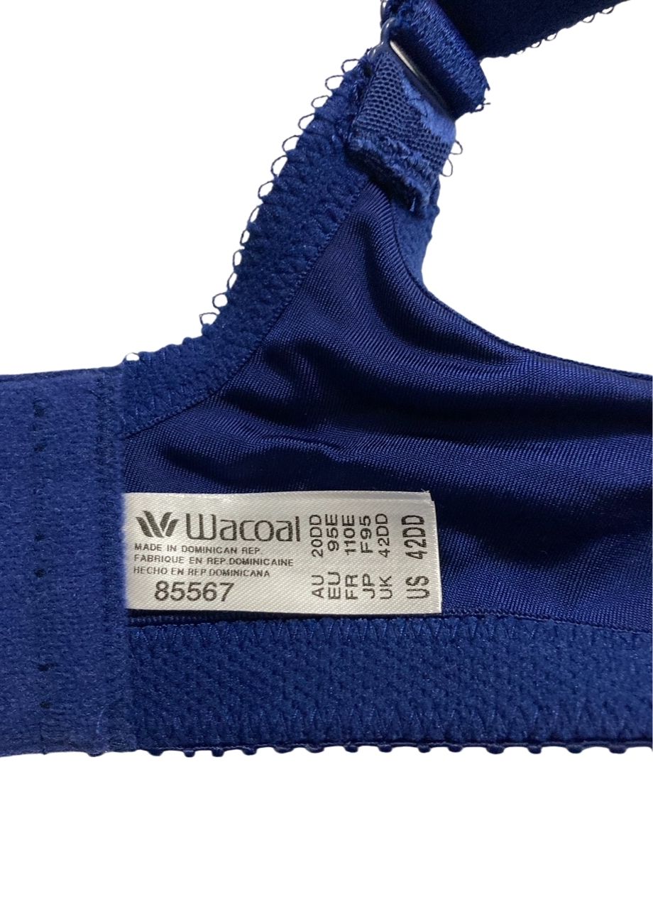 WACOAL Awareness Unlined Full Figure Underwire Bra BLUE DEPTHS 42DD