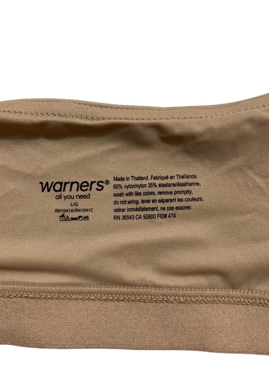 WARNER'S Cloud 9 Super Soft Wireless Lift Convertible Comfort TOASTED ALMOND L