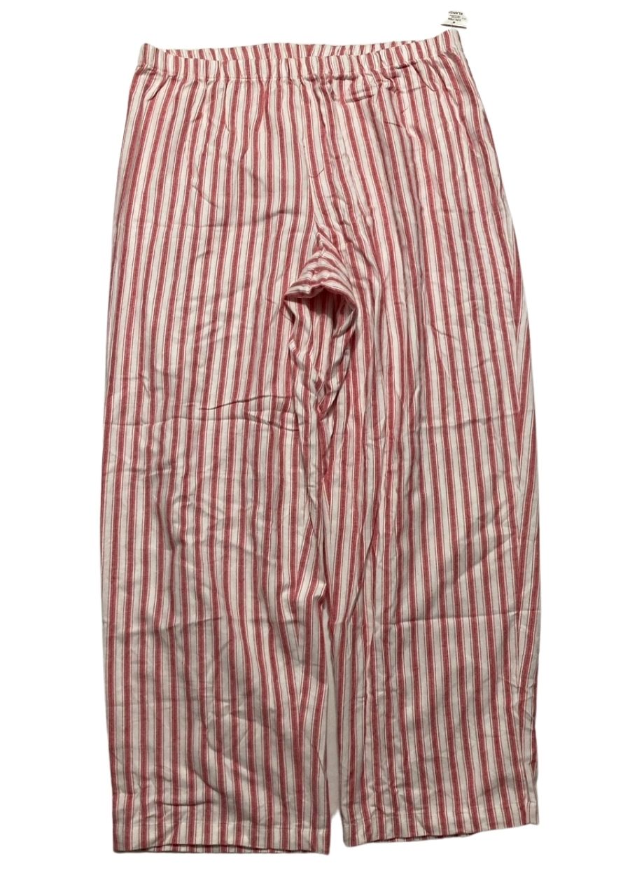 CHARTER CLUB 2-pc. Cotton Flannel Packaged Pajamas Set FESTIVE STRIPE XL