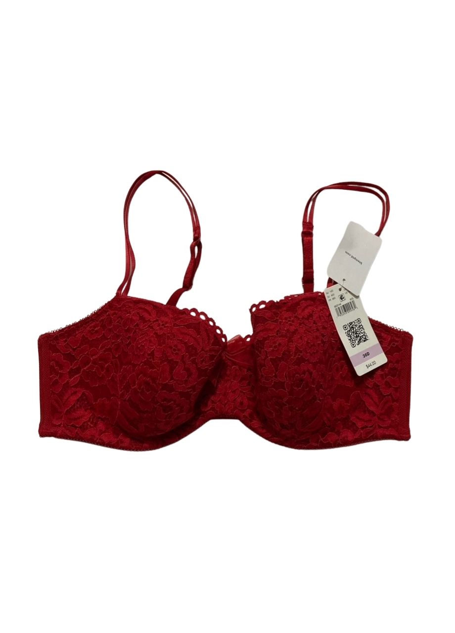 B.TEMPT´D Ciao Bella Lightly Padded Balconette Underwire Bra RED 36D