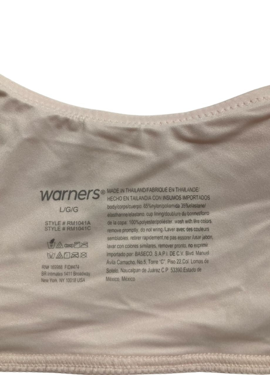 WARNER'S Cloud 9 Super Soft, Smooth Invisible Look Wireless ROSEWATER L