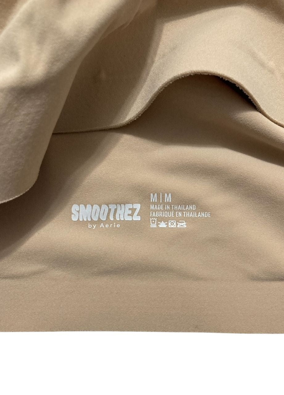 SMOOTHEZ By Aerie Padded Sweetheart Bralette NUDE M
