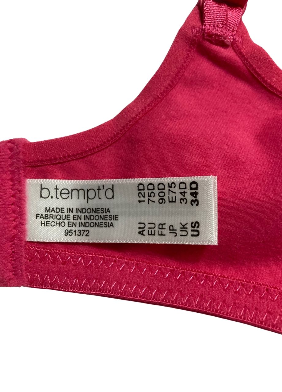 B.TEMPT´D Cotton to a Tee Underwire Bra PINK 34D