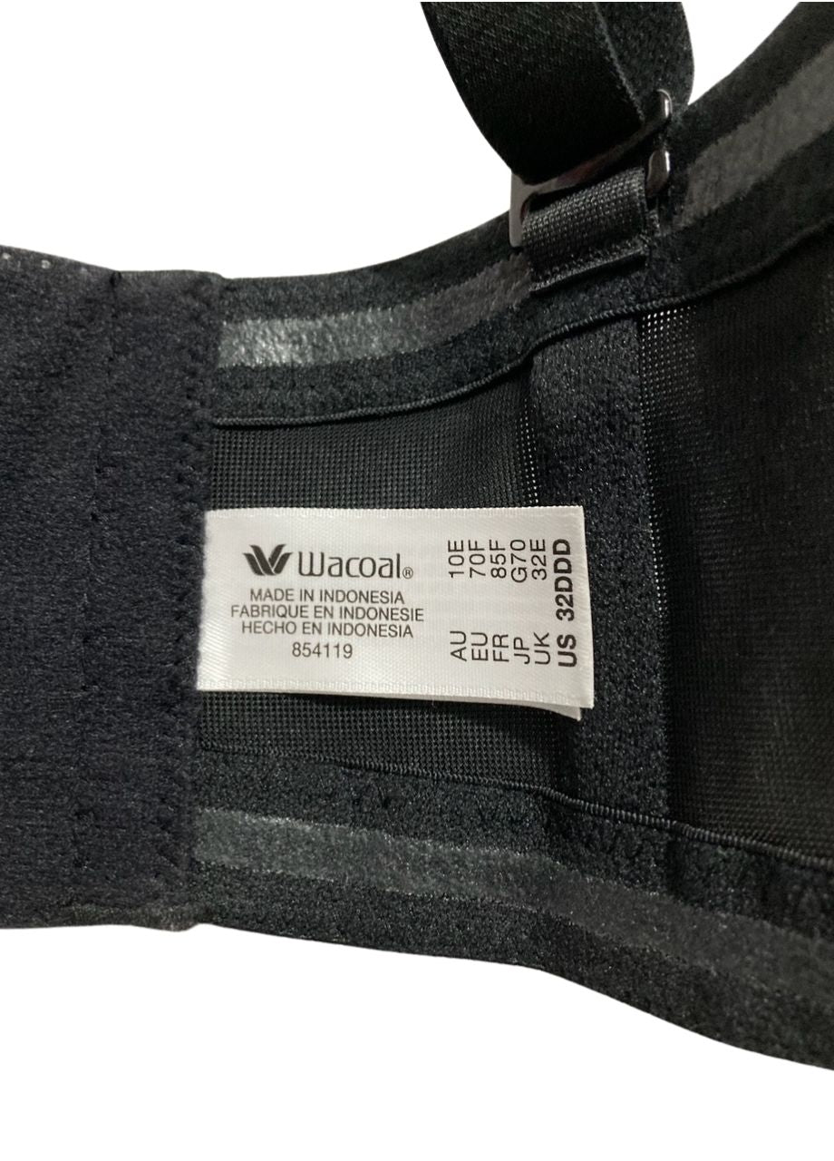 NWD WACOAL Red Carpet Lightly Full Coverage Underwire Strapless BLACK 32DDD