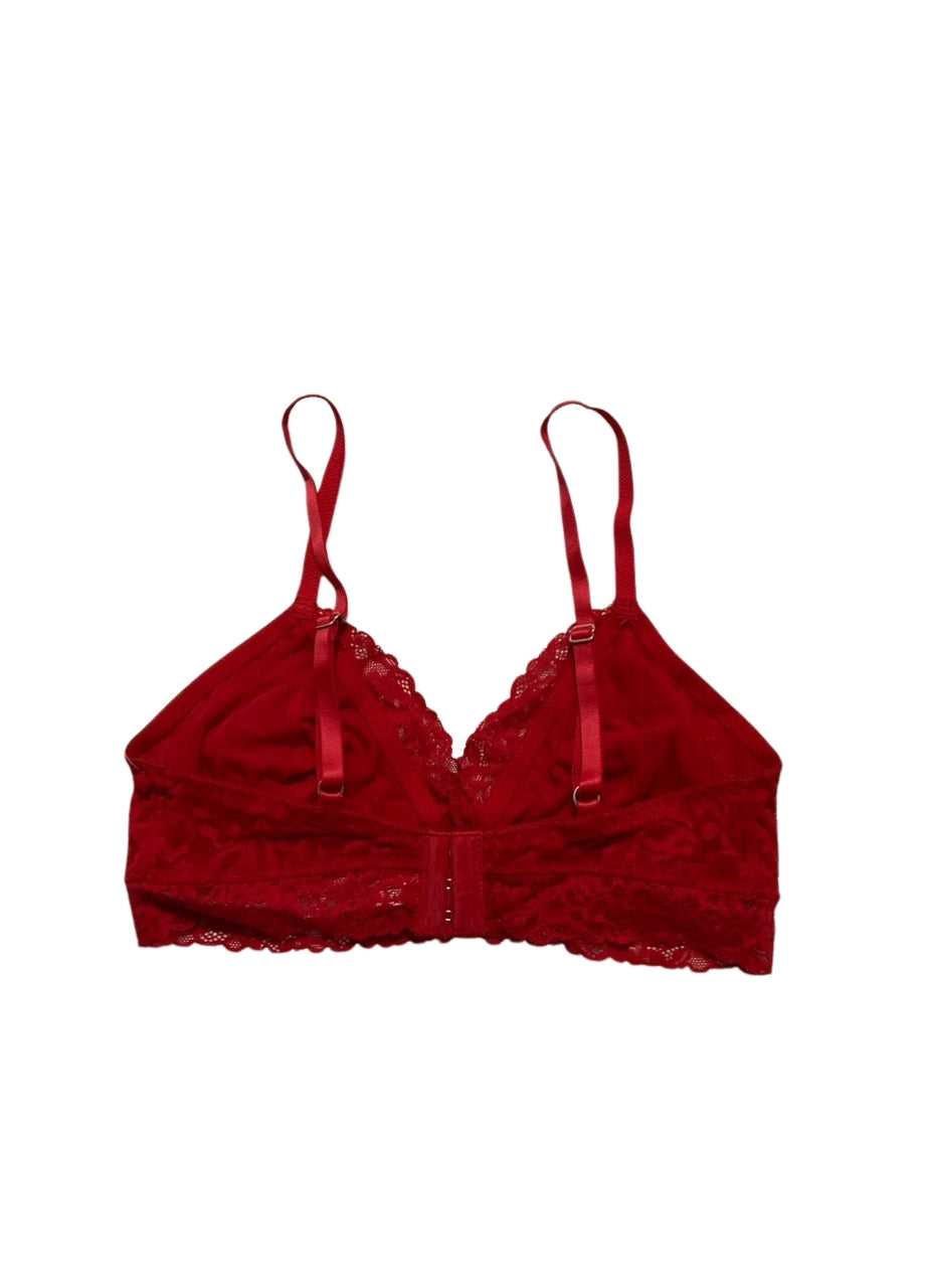 STATE OF DAY Lace Bralette RED S