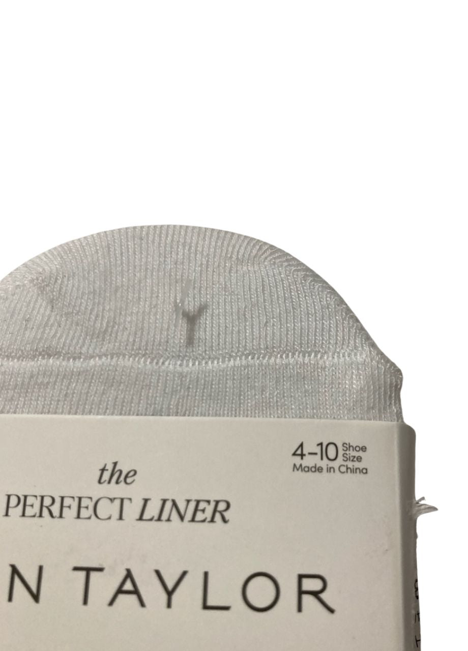 ANN TAYLOR Pack 5 ladies pair WHITE 4-10