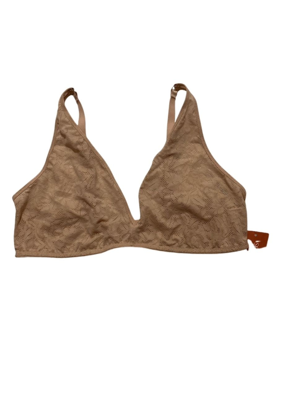 STATE OF DAY Mesh Lace Bralette NUDE L