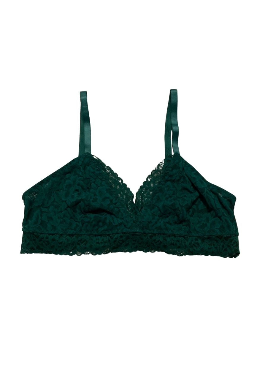 STATE OF DAY Lace Bralette Bundle GREEN XL