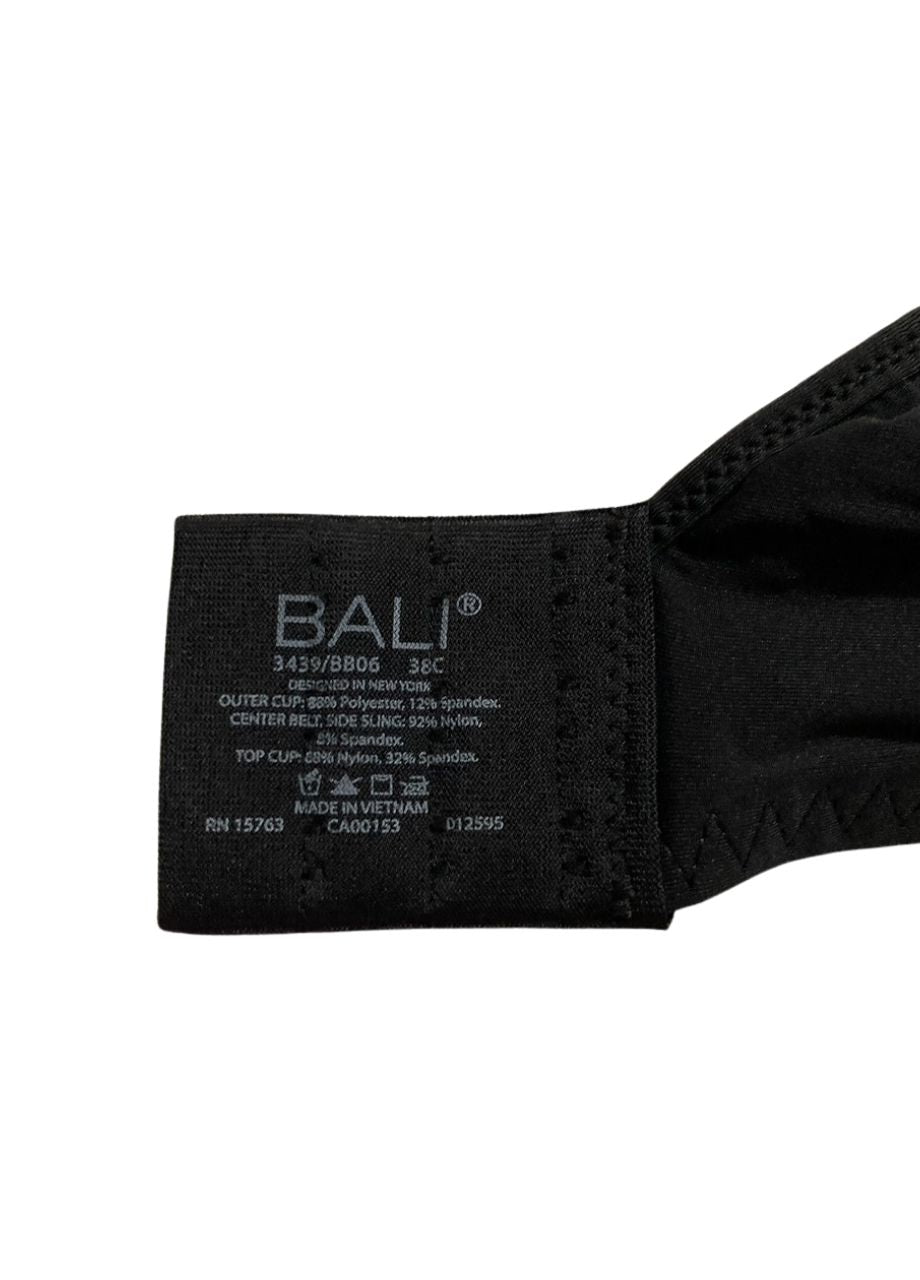 BALI Seamless Underwire Bra BLACK 38C