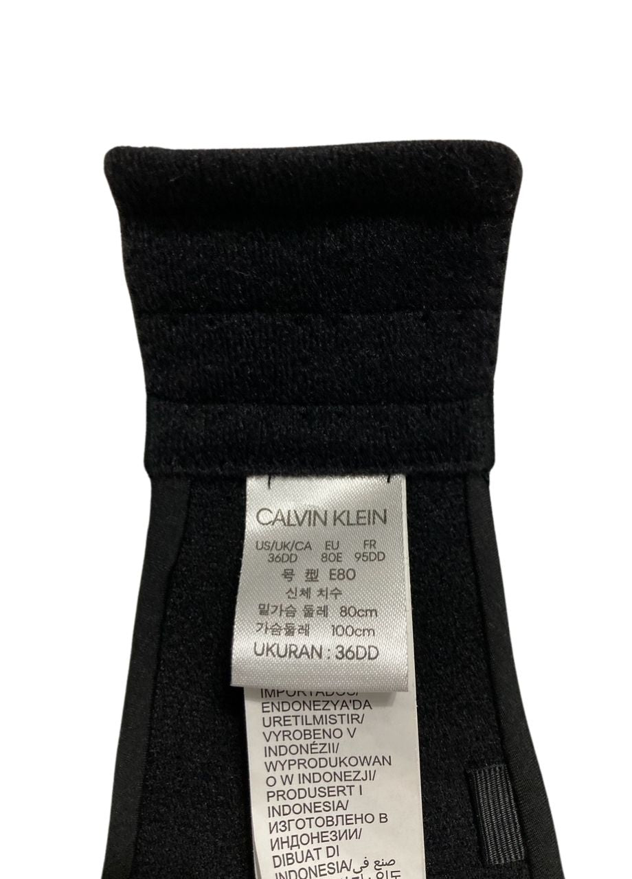 CALVIN KLEIN Constant Strapless Bra BLACK 36DD