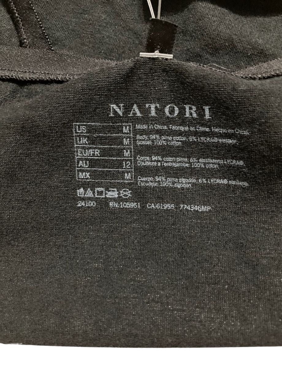 NATORI Bliss Bare Cotton Hipster BLACK M