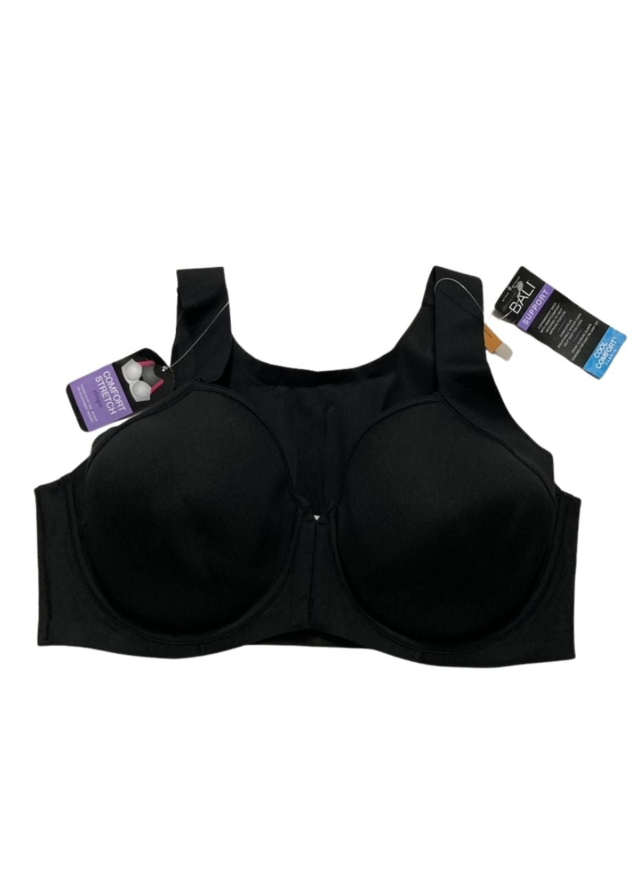 BALI One Smooth U Posture Boost W/Eversmooth Back Underwire Bra BLACK 38DD