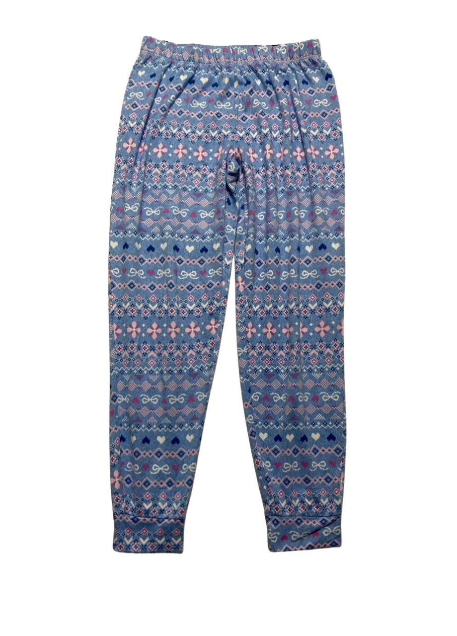 CUDDL DUDS Long Sleeve Knit Pajama Set in Brushed Sweater PERI FAIR ISLE S