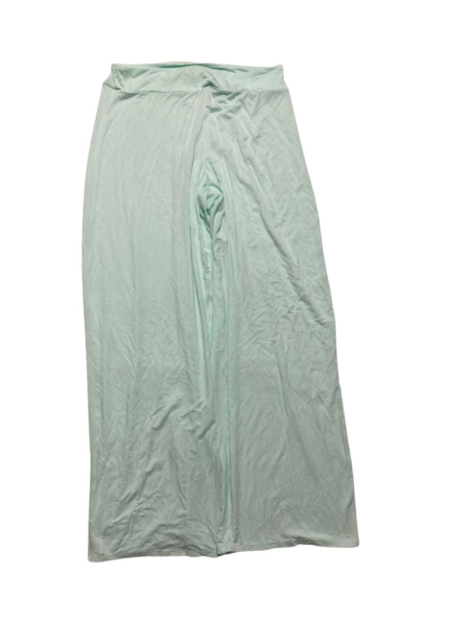 I.N.C Stretch Satin Lace-Trim Top & Pajama Pants Set CLEAR DEW L