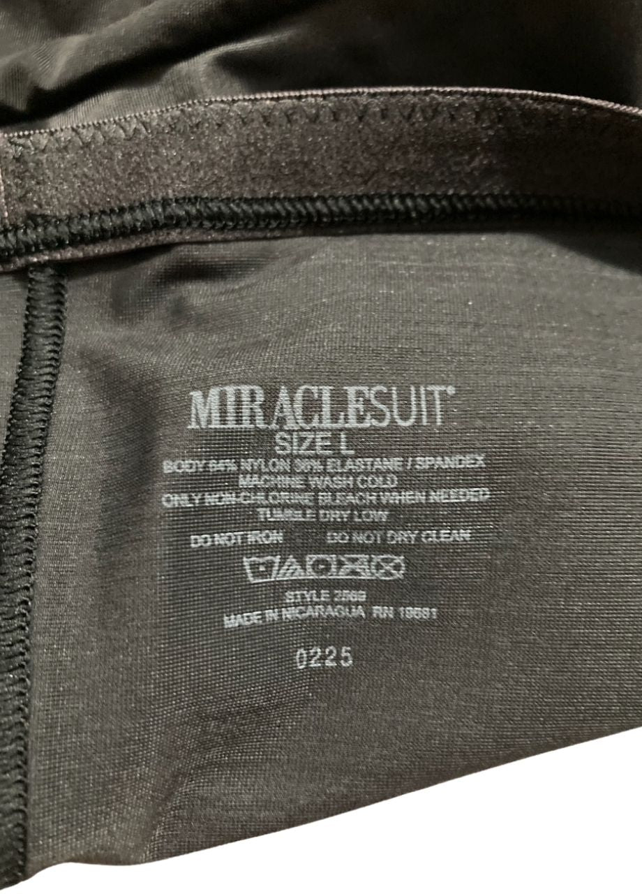 MIRACLESUIT Extra Firm Lycra Fit Sense High-Waist Thigh BLACK L