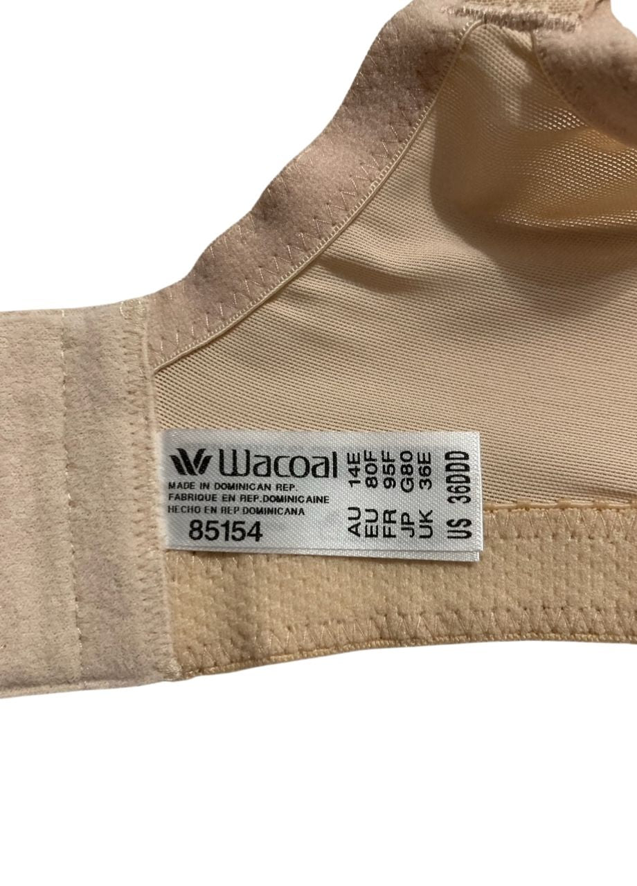 WACOAL Slimline Seamless Minimizer Bra NATURALLY NUDE 36DDD