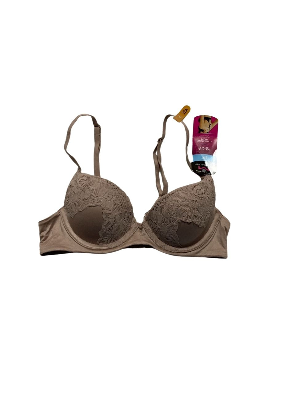 MAIDENFORM Push-Up Bra with Microfiber EVENING BLUSH 32A