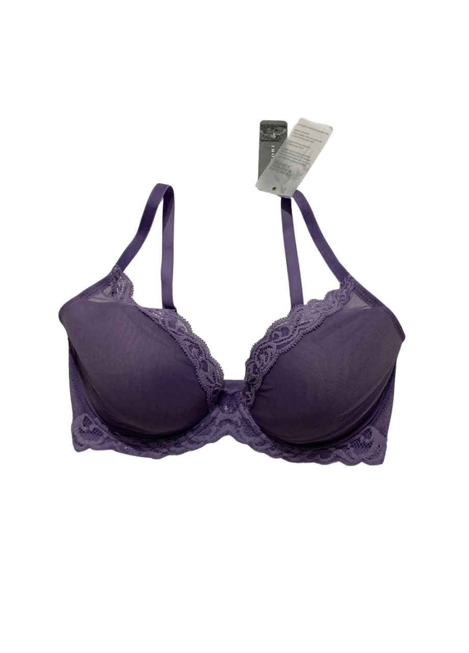 NATORI Feathers Contour Plunge Bra PURPLE 34DD