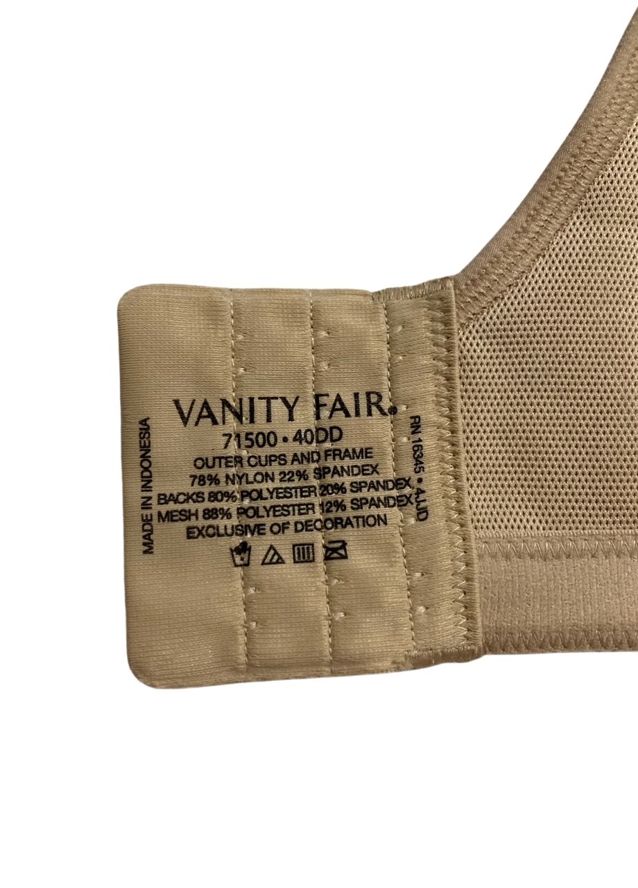 VANITY FAIR Medium Impact Sports Bras NEUTRAL 40DD