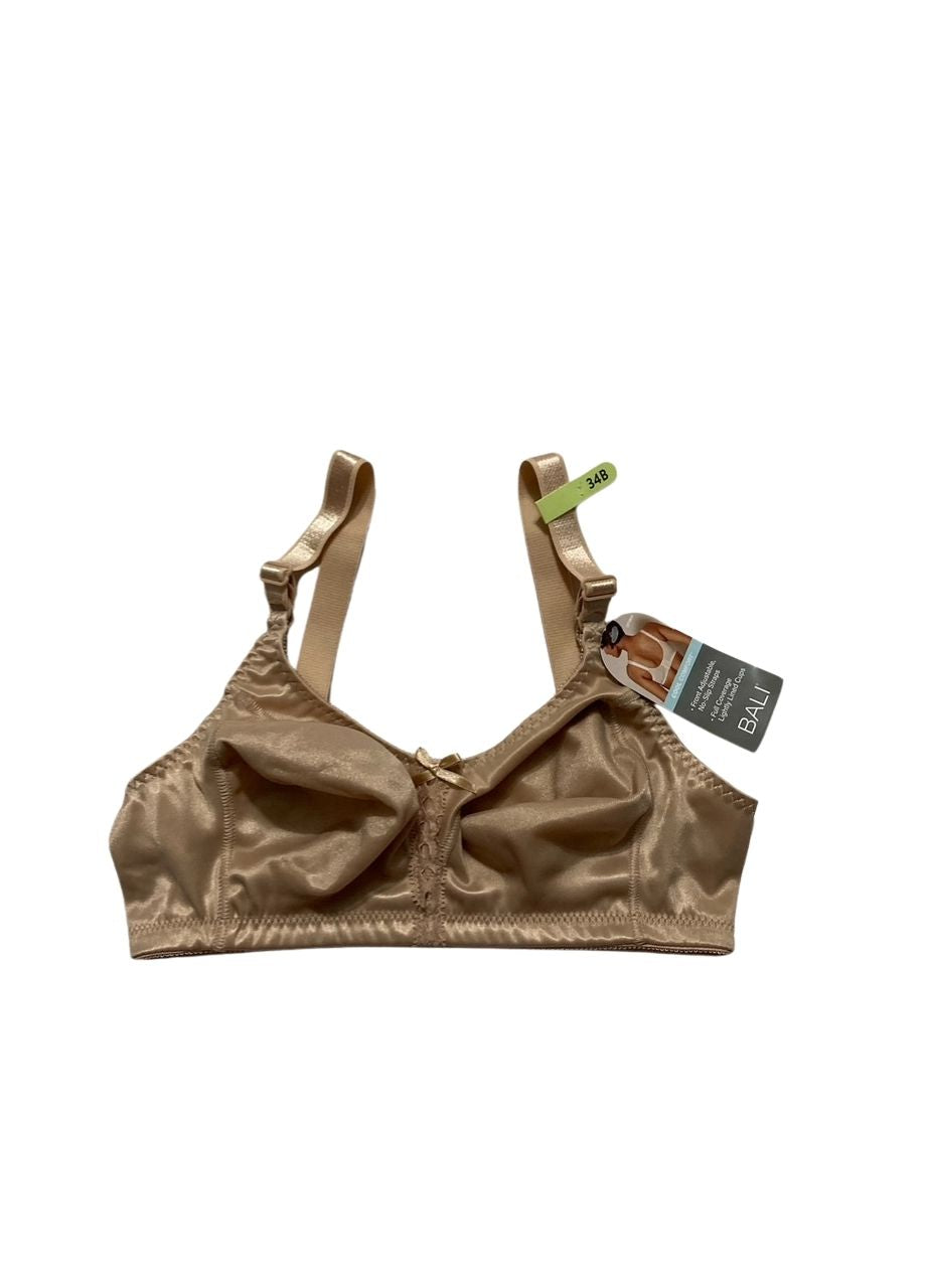 BALI Double Support Wireless Bra, Comfortsoft Full-coverage NUDE 34B