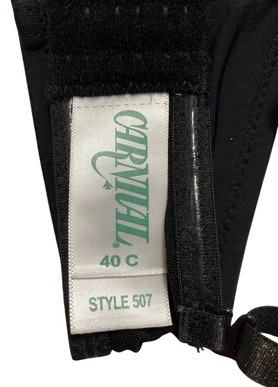 CARNIVAL Seamless Seven Way Convertible Bra BLACK 40C